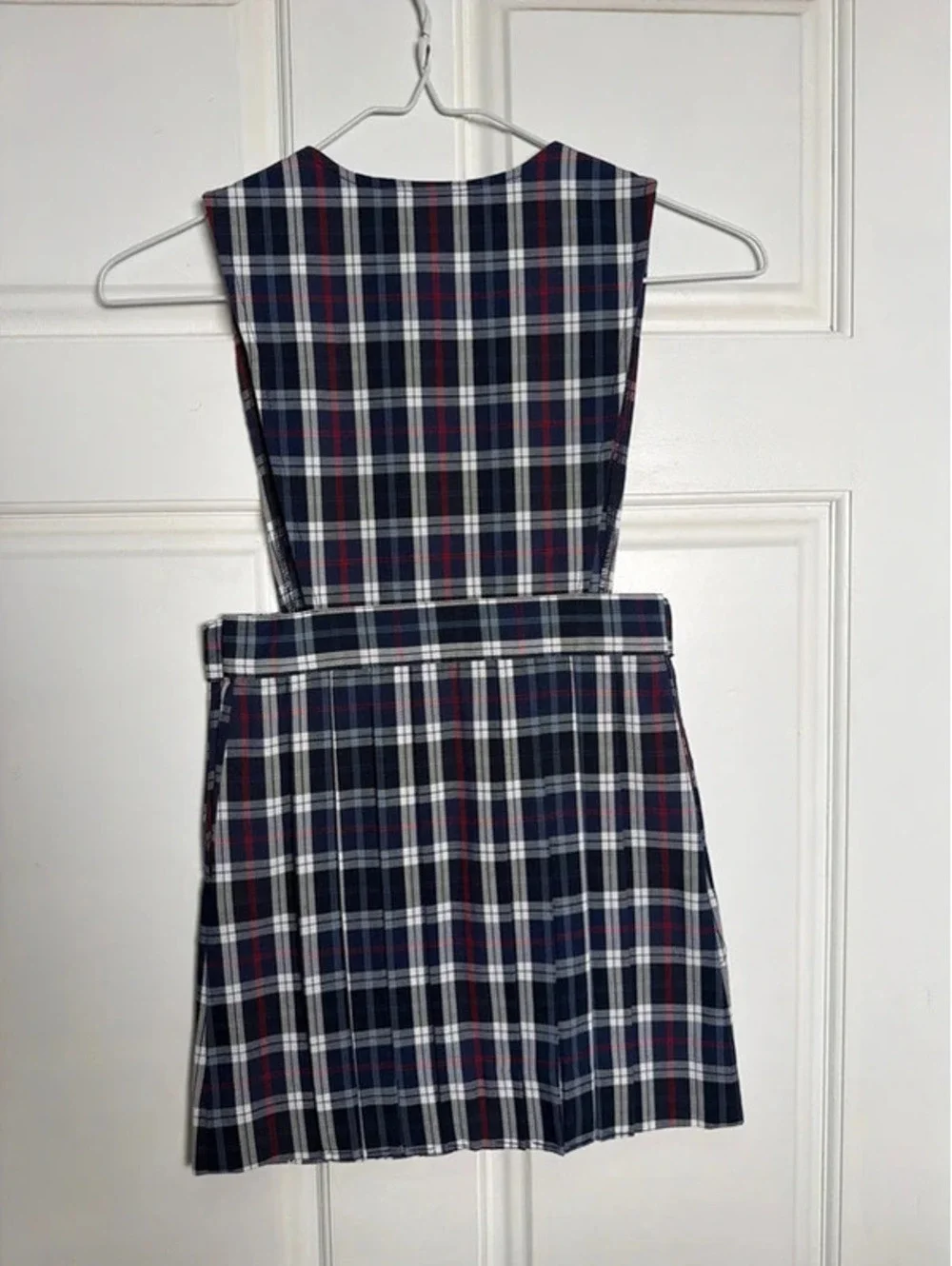 Parker Blue Pleated Apron Dress Uniform